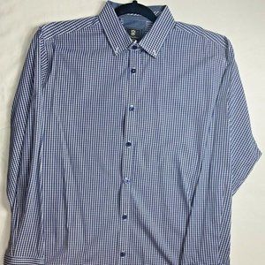 Steel Jelly London Blue STRIPED dress shirt